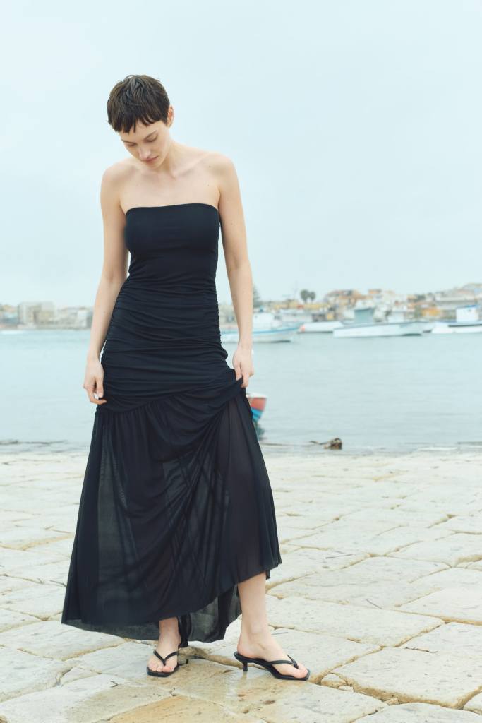 Robe bandeau effet drapé H&M