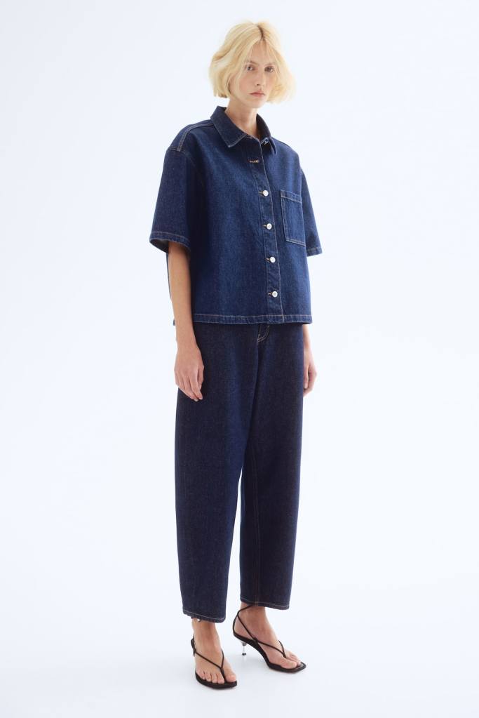 Chemise denim oversize H&M