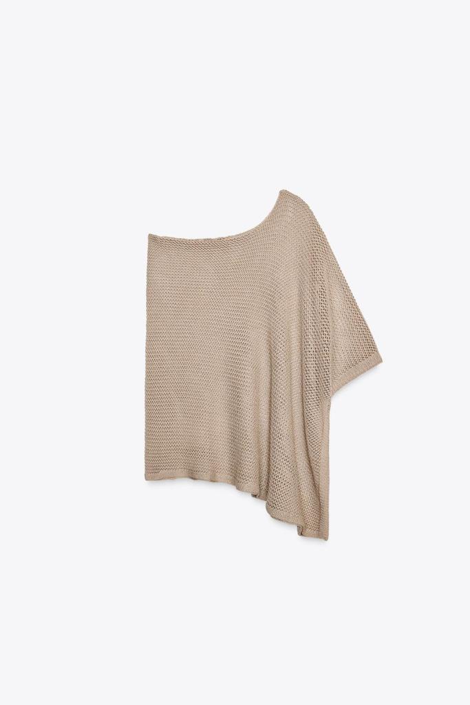 Cape en maille Zara 25,95€